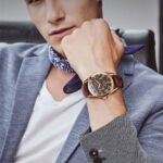 Fashion Wrist Watche Fashion Iuminous Waterproof Simple Quartz Watch Gold/Brown - Image 6