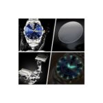 Binbond BINBOND-Men's Quartz Steel Band Watch With Waterproof Night Light And Anti Drop Glass Watch-golden - Image 3