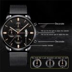 Fashion Ultra Thin Stainless Steel Mesh Belt Quartz Business Watch - Image 2